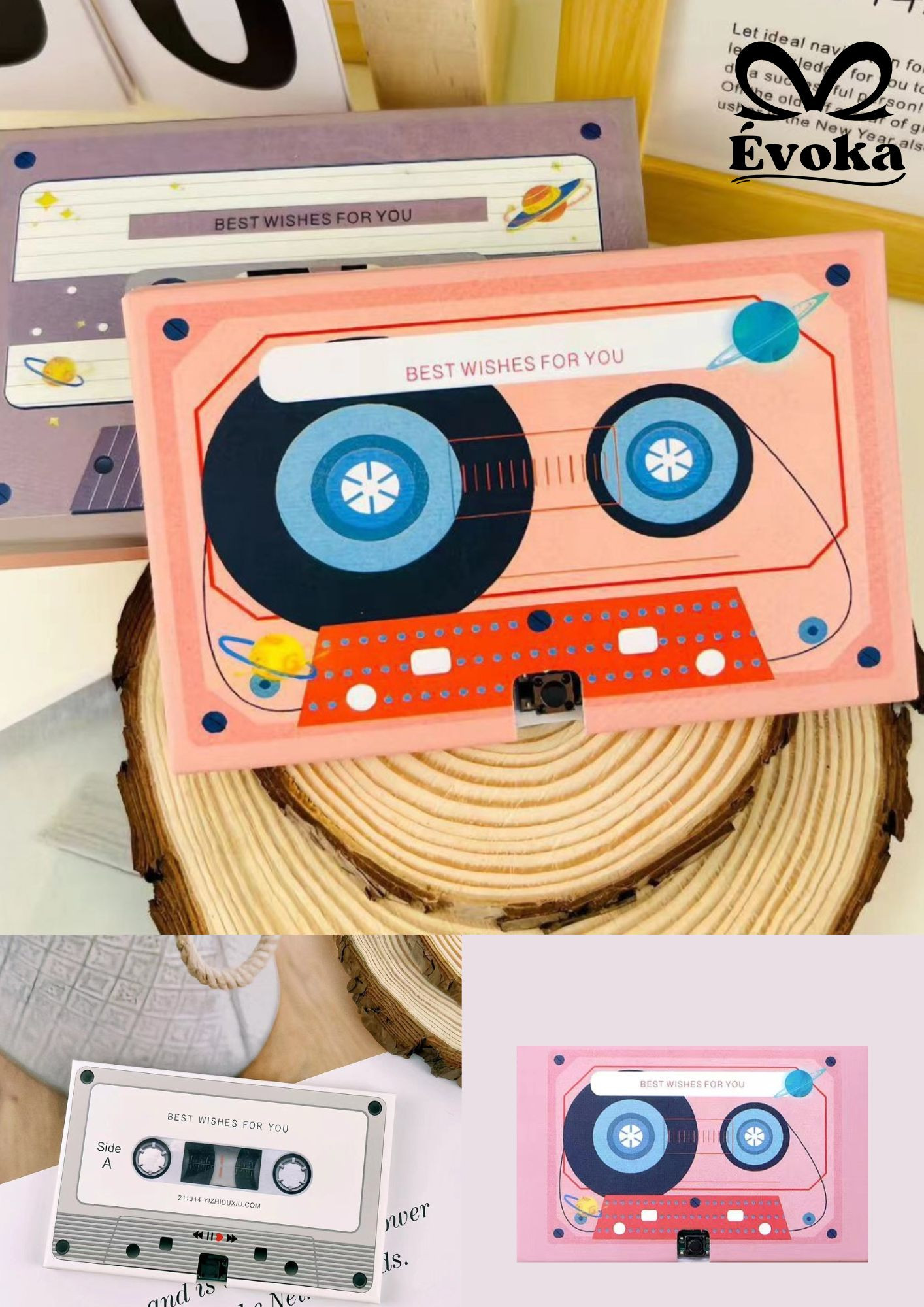 Tarjetas retro grabables 60 s