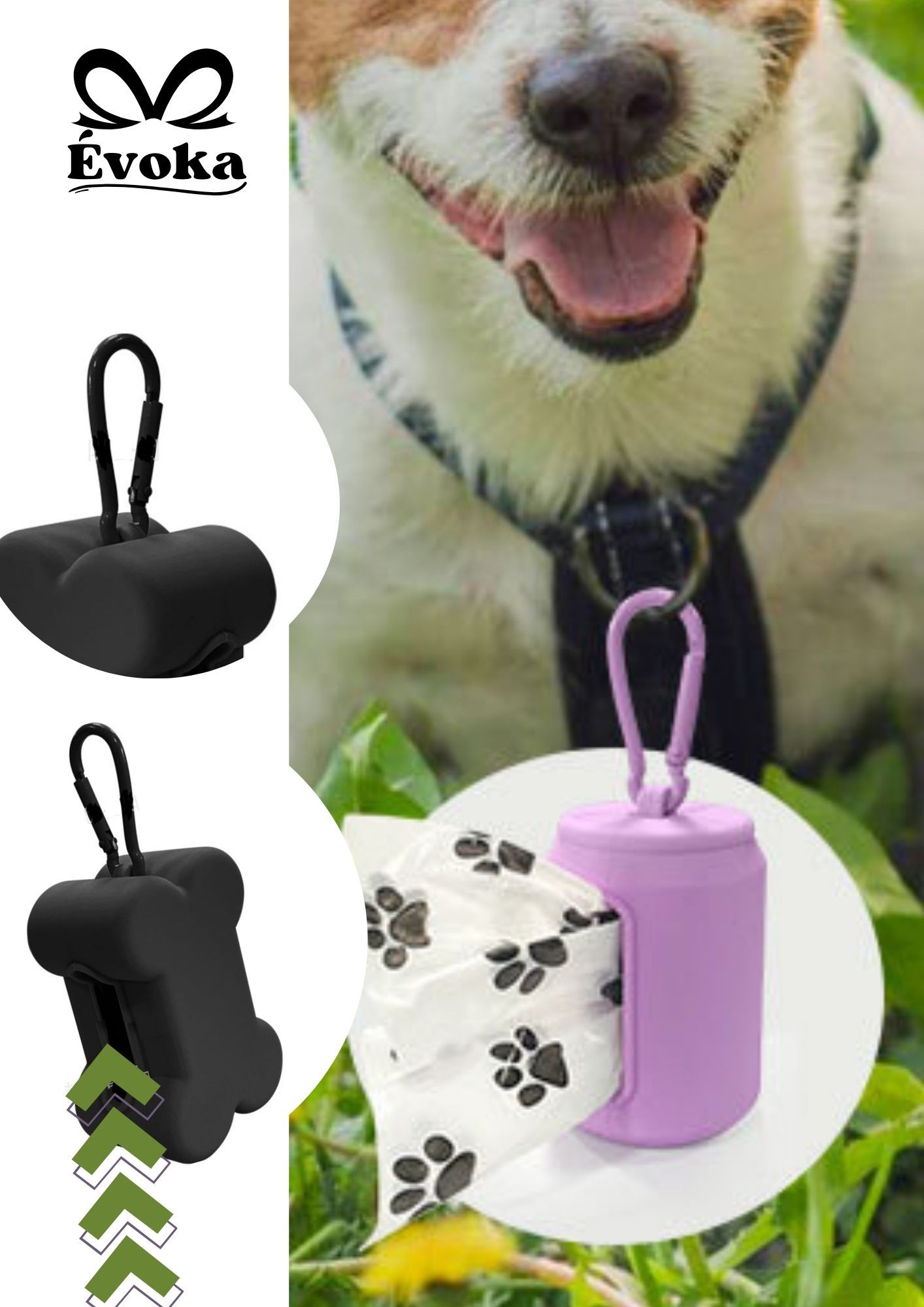 Dispensador de bolsas para perros